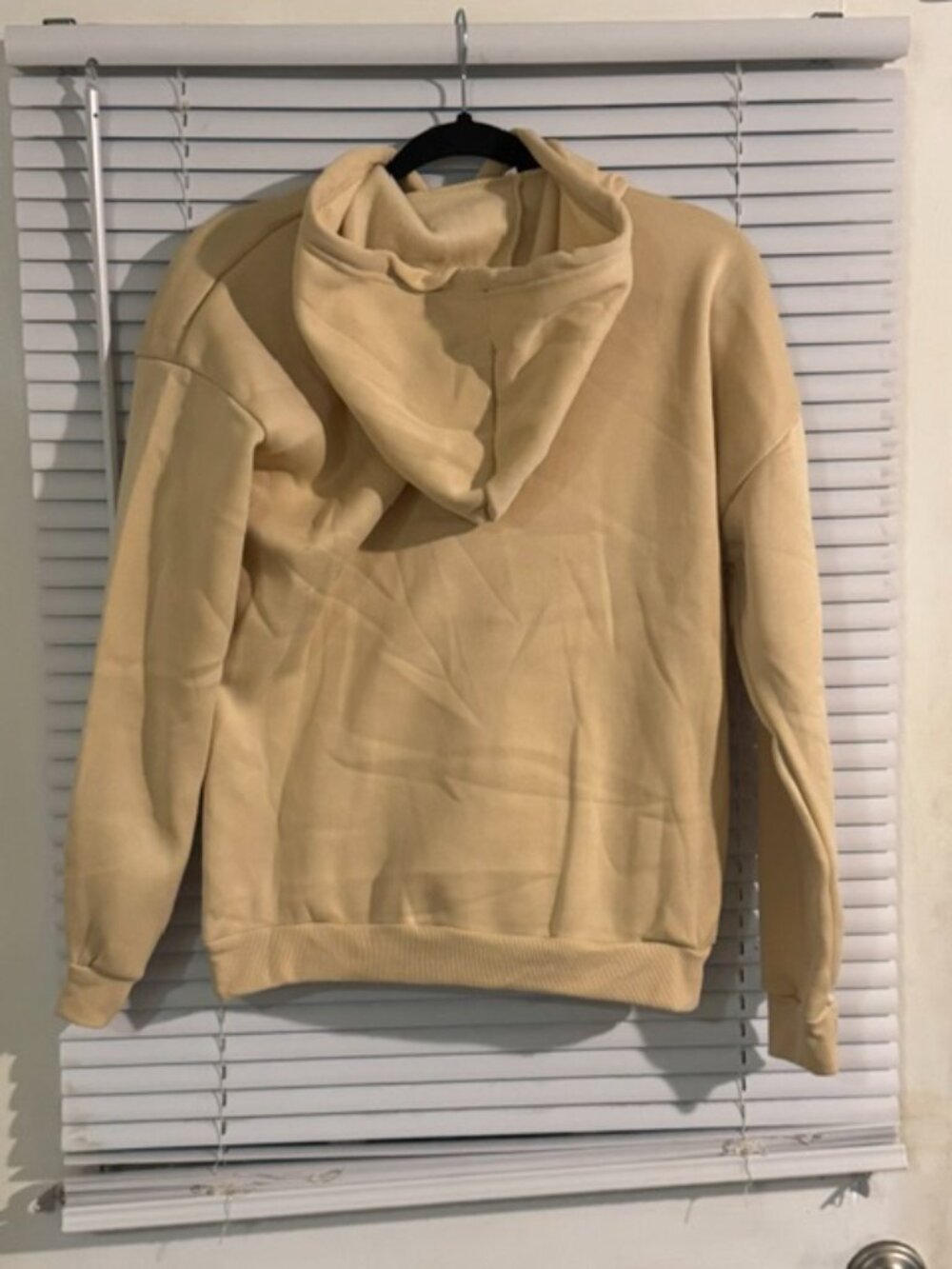 Women’s Lightweight Brooklyn Hoodie — Comfy Beige Fall Favorite (Size Small) - Picture 3 of 4